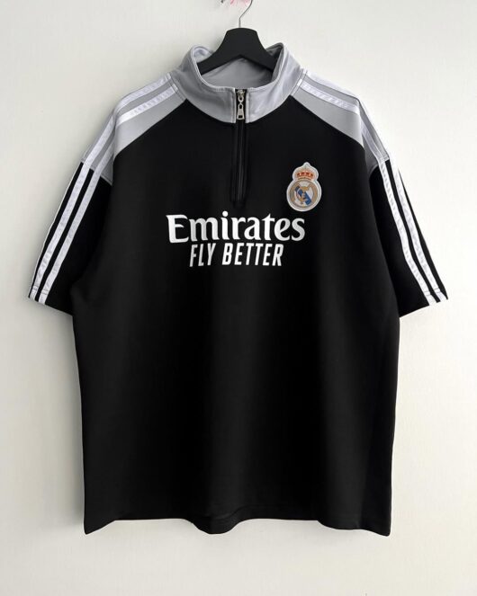 Nakışlı iki iplik oversize tshirt