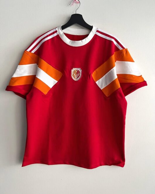 Nakışlı iki iplik oversize tshirt